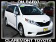 Claremont Toyota
Click here for finance approval 
909-625-1500
2011 Toyota Sienna 5dr 8-Pass Van V6 LE FWD
Call For Price
Â 
Contact Fleet Department 
909-625-1500 
OR
Please visit our website for Hot vehicles
Engine:
214L V6
Color:
SUPER WHITE
Interior: