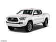 2016 Toyota Tacoma Limited
Bryan Easler Toyota
1409 Spartanburg Hwy.
Hendersonville, NC 28792
(828)693-7261
Retail Price: $41,286
OUR PRICE: Call for price
Stock: 16T0606
VIN: 3TMGZ5AN5GM015452
Body Style: 4x4 Limited 4dr Double Cab 5.0 ft SB
Mileage: 7