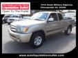2003 Toyota Tundra SR5 $10,564
Pre-Owned Car And Truck Liquidation Outlet
1510 S. Military Highway
Chesapeake, VA 23320
(800)876-4139
Retail Price: Call for price
OUR PRICE: $10,564
Stock: FA40106B
VIN: 5TBRT341X3S434102
Body Style: Extended Cab Pickup