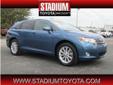 Stadium Toyota
2009 Toyota Venza 4dr Wgn I4 FWD
( Contact Us )
INTERNET SPECIAL!!!!
Call For Price
Call for a FREE CarFax Report or to schedule a test drive. 
813-872-4881
Â Â  Click here for finance approval Â Â 
Engine::Â 165L 4 Cyl.
Mileage::Â 13738