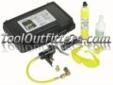 "
Robinair 16235 ROB16235 Tracker A/C Leak Detection Kit
Features and Benefits:
One squeeze injects a pre-measured amount (1/8 oz.) of dye - no more adding too much dye
Brightest dyes in the industry, exceeds all industry performance standards
Most
