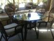 Beautiful patio set hand made in Asia of bamboo beautiful for your house or apt. Balcony. Must pic up. Thick beautiful glass. I'm willing to trade for small calliber like .22 .25. .380 .32 thanks. But I'm open to any brand or cal.