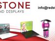 10 % OFF YOUR FIRST TRADE SHOW DISPLAY PURCHASE!
Redstone Graphics and DisplaysÂ is a trade-show and event display provider that offers a wide range of trade show and outdoor event display solutions at very competitive pricing. Our goal is to work with you