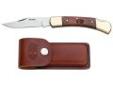 "
Meyerco MO110 Traditional Lock Back Folder
Lockback Knife
Features:
- 420 stainless steel blade
- Finished real wood handle with brass bolsters and pins
- Leather sheath
- Knife measures 4"" closed
- Lifetime Warranty
- Clam packed"Price: $14.39
Source: