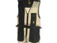 "
Browning 3050368902 Trapper Creek Left Hand Vest, Black/Tan Medium
Browning Trapper Creek Mesh Shooting Vest Left Hand - Black/Tan 100% poly mesh body for ventilation. Full-length 100% garment washed cotton twill shooting patch. Internal REACTAR G2 pad