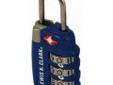 "
Lewis N. Clark TSA23BLU Travel Sentry Combo Lock, Large Blue
Travel Sentry Combo Lock
Features:
- 3 dial combination lock
- Color Blue
- Accepted and recognized by the transportation security administration
- Made in Taiwan"Price: $4.38
Source: