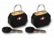 "
Lewis N. Clark TSA14BLK Travel Sentry Mini Padlock, 2 Pack Black
Mini Padlock Set
-2 pack
-Travel Sentry Approved
-Accepted for airport use
-Protect your belongings in transit while keeping them accessible for security
-Color provides quick luggage