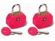 "
Lewis N. Clark TSA14PNK Travel Sentry Mini Padlock, 2 Pack Neon Pink
Mini Padlock Set
-2 pack
-Travel Sentry Approved
-Accepted for airport use
-Protect your belongings in transit while keeping them accessible for security
-Color provides quick luggage