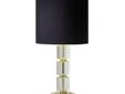Crystal/Metal in a Polished Chrome Finish 120 Volts 1 x 150 Watt On-Off Medium Base On-Off Switch Bulbs Not Included UL Listed Not ADA CompliantOverall Dimensions: 16"(W) x 31"(H)All Trend products are produced to the highest of standards, and are crafted
