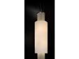 Crystal/Fabric/Metal in a Brushed Nickel Finish 120 Volts 2x60 Watt Medium Base Bulbs Not Included UL Listed Not ADA CompliantOverall Dimensions: 11"(W) x 80"(H)All Trend products are produced to the highest of standards, and are crafted from the finest