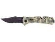 "
SOG Knives TF10-CP Trident Partially Serrated, Black TiNi, Digital Camo
Somehow, when you see it, you immediately know it is a SOG. When you use it, you definitely know it is a SOG. At a casual glance it has elements of our original SOG Bowie, Tomcat,