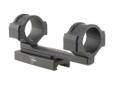 Trijicon AccuPoint 1-Piece 1" Quick Release Scope Mount Matte - Picatinny Mount. The TR124 AccuPoint 1 Quick Release Flattop Mount makes mounting a rifle scope to your AR platform a snap. The TR124 AccuPoint 1-Piece mount allows a 1 riflescope to be