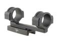 Trijicon AccuPoint 1-Piece 30MM Quick Release Scope Mount Matte - Picatinny Mount. The TR125 AccuPoint 30mm Quick Release Flattop Mount makes mounting a rifle scope to your AR platform a snap. The TR125 AccuPoint 1-Piece mount allows a 30mm riflescope to