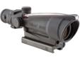 Trijicon ACOG Rifle Scope 3.5x35 Dual Illuminated Red Chevron BAC .223 Flattop Reticle Matte - includes TA51 Mount. The compact design and quick target acquisition capabilities of the Trijicon ACOG TA11F makes it a favorite among competitive shooters. The
