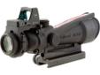 Trijicon ACOG Rifle Scope 3.5x35 Dual Illuminated Red Crosshair .223 BDC with 3.25-MOA RMR Matte. The Trijicon ACOG 3.5x35 Rifle Scope with Red Crosshair Reticle and ranging reticle is calibrated for 5.56 (.223 cal) flat-top rifles to 1000 meters. The