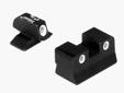 Trijicon Bright & Tough(TM) Night Sights are three-dot iron sights that increase night-fire shooting accuracy by as much as five times over conventional sights. Equally impressive, they do so with the same speed as instinctive shooting - and without the