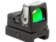 Developed to improve precision and accuracy with any style or caliber of weapon, the Trijicon RMR (Ruggedized Miniature Reflex) is designed to be as durable as the legendary ACOG. The RM03-34W is a battery free sight, featuring Trijicon fiber optics and