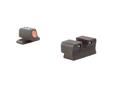 The HD Night Sights were specifically created to address the needs of tactical shooters. The three dot green tritium night sight set's front sight features a taller blade and an aiming point ringed in photoluminescent paint(orange) while the rear sight is