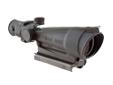ACOG 3.5x35 scope with Green Horseshoe BAC Reticle and Target Reference System?the ranging reticle is calibrated for 5.56 (.223 cal) flat-top rifles to 1000 meters. Includes Flat Top Adapter. Daytime illumination is provided by fiber optics and Tritium