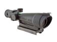 ACOG 3.5x35 scope with Green Crosshair Reticle?the ranging reticle is calibrated for 7.62mm (.308 cal) flat-top rifles to 1200 meters. Includes Flat Top Adapter. Daytime illumination is provided by fiber optics and Tritium illuminates the scopes at night.