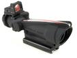 ACOG 3.5x35 scope with Red Crosshair Reticle-Ãthe ranging reticle is calibrated for 5.56 (.223 cal) flat-top rifles to 1000 meters. Includes Flat Top Adapter. Daytime illumination is provided by fiber optics and Tritium illuminates the scopes at night.
