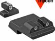 Trijicon Tritium Night Sights, S&W 1911 - Green Front / Green Rear. Trijicon Bright & Tough Night Sights are three-dot iron sights that increase night-fire shooting accuracy by as much as five times over conventional sights. Equally impressive, they do so