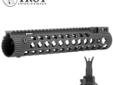 Troy Industries AR-15 Alpha BattleRail 11", Free Float, with Sight - Black. Building off the TRX Extreme design that revolutionized rail based hand guards; the Alpha Rail utilizes a new low-profile locking mechanism, which offers unparalleled strength and