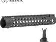 Troy Industries AR-15 Alpha BattleRail 13", Free Float, with Sight - Black. Building off the TRX Extreme design that revolutionized rail based hand guards; the Alpha Rail utilizes a new low-profile locking mechanism, which offers unparalleled strength and