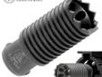 Troy Industries AR-15 Claymore Muzzle Brake - .223, 556NATO, 1/2 x 28 RH. Directs muzzle blast and sound forward, away from the shooter, while retaining effective muzzle brake properties. Very low dust signature, without swirling effect. Works as an