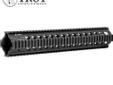 Troy Industries AR-15 Ext. Rifle-Length Bravo BattleRail 13", Free Float - Black. Troy's Bravo rail is a one piece free floating quad rail design that utilizes the existing barrel nut and revolutionary tri-clamp system. This easy to install, one-piece