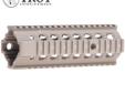 Troy Industries AR-15 M4 Carbine Bravo BattleRail 7.2", Free Float - FDE. Troy's Bravo rail is a one piece free floating quad rail design that utilizes the existing barrel nut and revolutionary tri-clamp system. This easy to install, one-piece free float