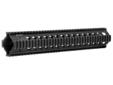Troy's Bravo rail is a one piece free floating quad rail design that utilizes the existing barrel nut and revolutionary tri-clamp system. This easy to install, one-piece free float hand guard offers unlimited mounting solutions with four full-length true