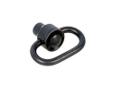 Troy Industries Q.D. Sling Swivel Push Button Black. Troy Industries blackened stainless steel Q.D. sling swivel is an industry standard sized (1 inch) large push button sling swivel. Part Number: SMOU-SSQ-00BT-00
Manufacturer: Troy Industries Q.D. Sling