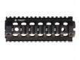 The Troy Drop In Rail is a non free floating direct replacement for all M4/AR15 carbine length plastic hand guards. The Troy Patented clamping design ensures a solid mounting platform. The Drop In provides a true optical mounting platform that increases