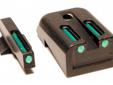 Brite Site Handgun Series Tritium / Fiber Optic Specifications:- The ultimate handgun sight- Uses our patented technology- Unbelievable transition through all light conditions- Glows in the dark- CNC-machined steel construction- Concealed fiber cannot be