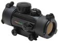 Red-dot 30mm BlackSpecifications:- 5 MOA reticle designed for quick acquisition- Shock resistant to 1000g- Waterproof / fog-proof- Unlimited eye relief- Wide field of view- See-thru / flip-up lens caps, optical-quality / all-weather- Rheostat for