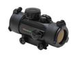 Red-dot 30mm Dual Color BlackSpecifications:- 5 MOA reticle designed for quick acquisition- Shock resistant to 1000g- Waterproof / fog-proof- Unlimited eye relief- Wide field of view- See-thru / flip-up lens caps, optical-quality / all-weather- Rheostat