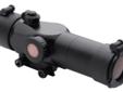 Accessories: 30mm Objective, Remote Pressure Switch, See-Thru/Flip-up lens caps, Integrated Lanyard SystemDescription: 3 MOA Center Dot. Illuminated ring represents 20" circle at 25 yards.Finish/Color: Red/Green/Blue Reticle ColorsFit: PicatinnyModel: