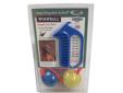 Exercise your dog and your arms.Specifications:- Fun, safe, non-toxic and it floats.- Launches up to 150 feet- Safe for exercising and training- Includes 2 double balls and one easy launcher
Manufacturer: Trumark
Model: WB-2BH
Condition: New
Availability:
