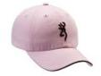 "
Browning 308304211 Twill Cap w/3-D Buckmark & Pipe Brim Pink/ Brown Pipe
Twill Cap with 3-D Buckmark and Pipe Brim, Pink
Adjustable fit"Price: $8.6
Source: