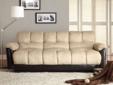 Two Tone Microfiber Futon Sofa Bed
Product ID 4802MFR
Whether being utilized as a sofa or bed, the cloud-like comfort ofthe Piper Collection envelops you, sending you into a state of deeprelaxation. With a quick adjustment to the click mechanism, this
