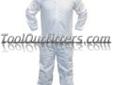 SAS Safety 6804 SAS6804 TYVEK Protective Coverall - X Large
Features and Benefits:
Full zipper front
Elastic wrists
Non-elastic ankle cuffs
Â 
Model: SAS6804
Price: $9.74
Source: http://www.tooloutfitters.com/tyvek-protective-coverall-x-large.html