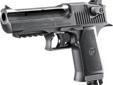 For some double-tough BB action powered by CO2, look no further than the Baby Desert Eagle by Magnum Research. Packed with a bonus Picatinny rail for the top-side and a built-in Picatinny rail on the bottom, this air pistol is ready to be loaded up with