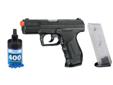 A great way to take on the target practice. This soft air pistol is designed for indoor or outdoor use.Features:- Two 100-shot magazines- 400 6mm plastic blue BBs- Extended life trigger system- Hop-up BB system- Metal parts- Authentic Walther