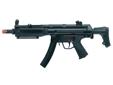 The HK MP5 A5 TAC Elite Airsoft Gun is a licensed, authentic replica from Heckler & Koch. The metal receiver and full metal gears add realism. The adjustable hop-up system and adjustable rear sight allow for accuracy in aiming and shooting. It is powered