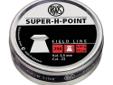 A quality field line airgun pellet, the RWS Super-H-Point pellet has a quick energy release which offers exceptional frontal deformation and strong penetration in a hollow point design. The Super-H-Point is a great small game hunting pellet for pellet