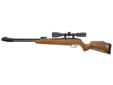 This version of the Browning Leverage pellet rifle comes with a sleek wood stock. It is available in both .177 and .22 calibers, both of which come with an included 3-9x40 scope to help you zero in on your target! The Monte Carlo stock design and 2-stage