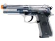 This Beretta replica is a spring powered, single action pistol. The 92 FS allows for easy target shooting!Features:- Metal Barrel- 12-round drop-free magazine- 400 BBs includedSpecifications:- Caliber: 6mm- Action: Single- Power: Spring- Capacity: 12