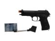 The Fully Licensed Beretta 92 gas blowback pistol replicates one of history's most tested and trusted personal defense firearms. This airsoft pistol is recognized instantly when you walk on the playing field. The velocity is perfect for indoor/CQB gaming