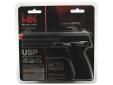 "Umarex USA H&K USP, Spring, 25rd -Black 2273000"
Manufacturer: Umarex USA
Model: 2273000
Condition: New
Availability: In Stock
Source: http://www.fedtacticaldirect.com/product.asp?itemid=44464